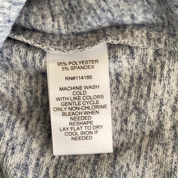 NWT 89th + Madison Artic Blue  Knit Sweater Pearl Embellished 3/4 Ballon Sleeves - Picture 7 of 7